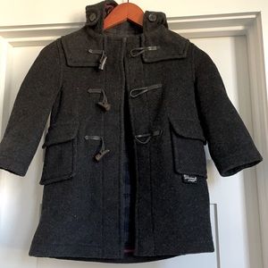 Dark gray Gloverall duffle coats